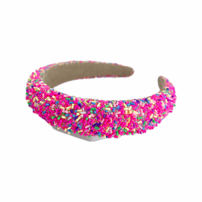 Sprinkles Headband - Fuchsia
