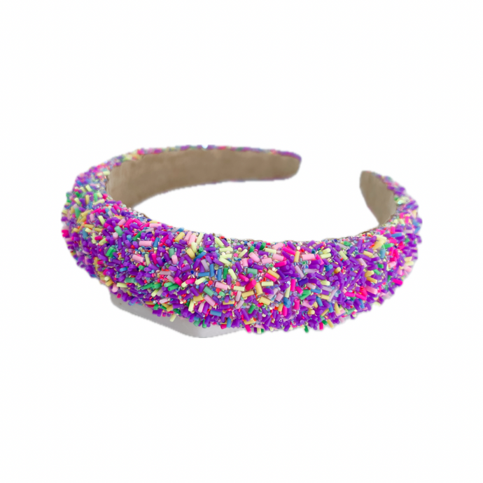 Sprinkles Headband - Purple